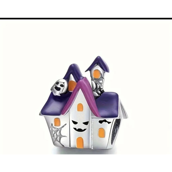 Unbranded Jewelry - Halloween Beads Charm Purple Orange